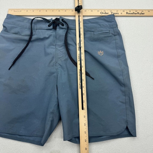 Manera Gambas Board Shorts 31 Blue Mens 4 Way Stretch Water Repellent - Picture 6 of 8